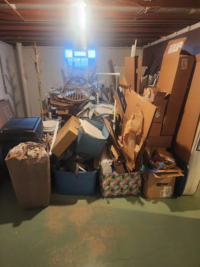 Roll-off dumpster container at job site for Construction Dumpster Rental in Winnfield